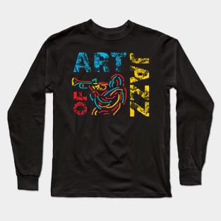 Art Of Jazz Trumpet Player Long Sleeve T-Shirt
